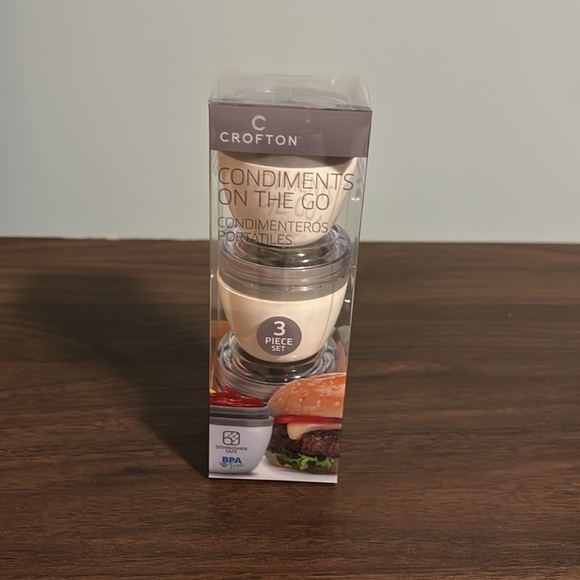 {Crofton} condiments on the go containers 3 pack - Picture 2 of 3